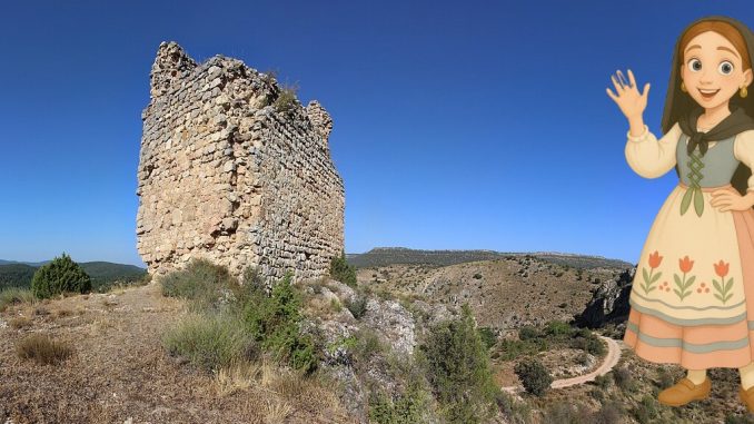 Castillo de la Serrailla en Alcalá de la Vega (Cuenca)