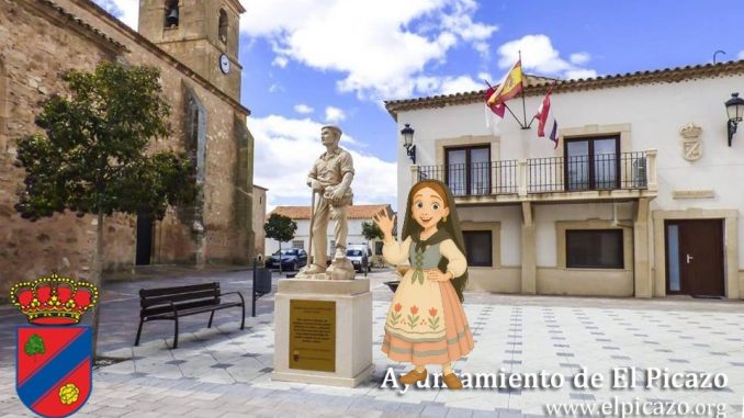 Monumento al Hortelano en El Picazo (Cuenca)