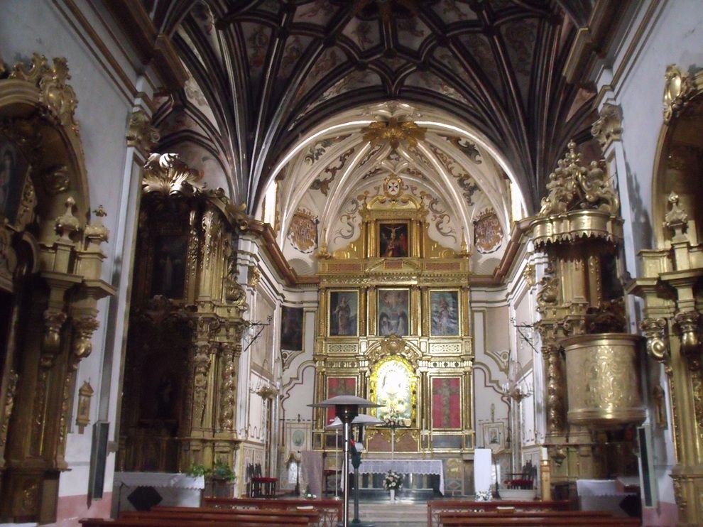 Interior del Monasterio de la Virgen de Tejeda en Garaballa
