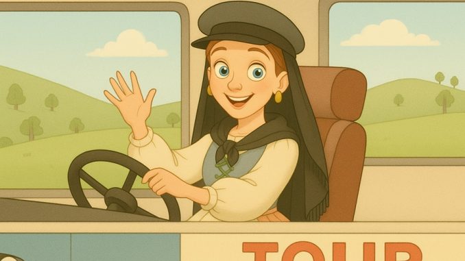 Galanita conductora de autobús - TierraGalana.es